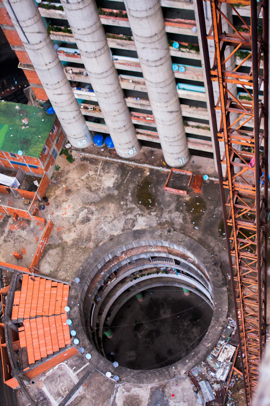 La Torre de David tiene 4 torres internas, de las cuales solo una llegó a construirse por completo